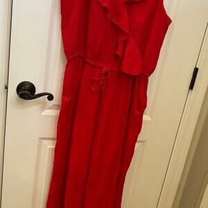 Toxik 3 Jumpsuit red Sz 2x (16-18) romper